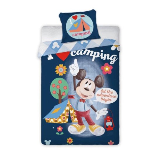 Kinder Bettbezug Mickey Mouse Camping