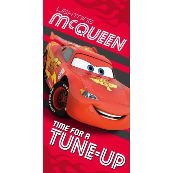 Kinder Badetuch Cars - Blitz McQueen - red
