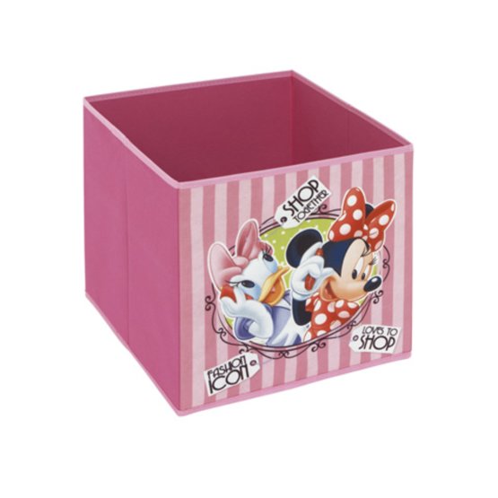 Kinder stofflich lagerung Box - Minnie Mouse
