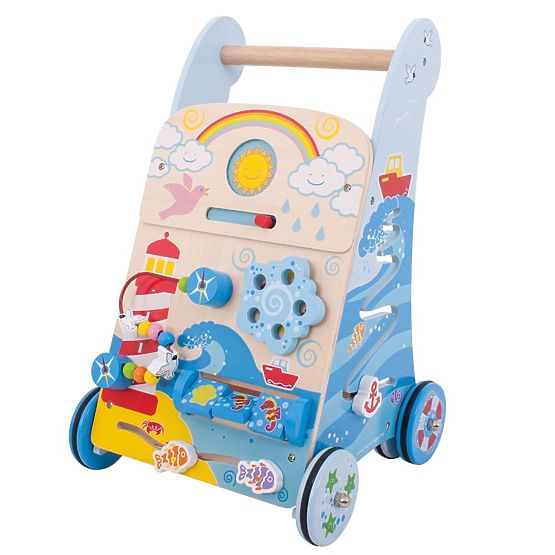 Aktiver Walker mit Meeresmotiv