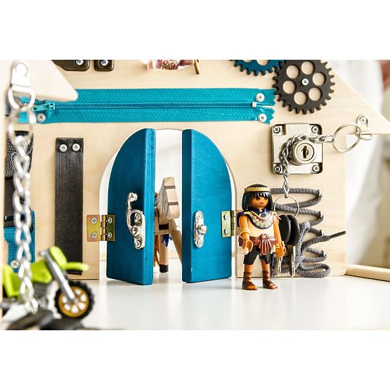 Aktivitätstafel - Haus - blau