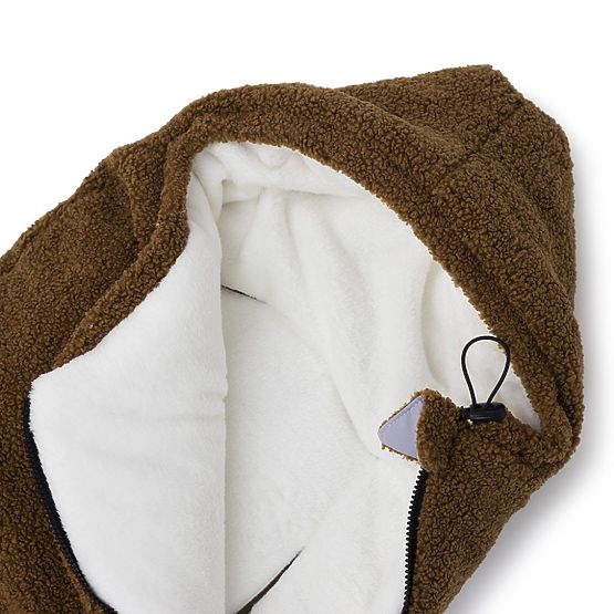 Alpaka Kinder Fleecejacke - Elfenbein