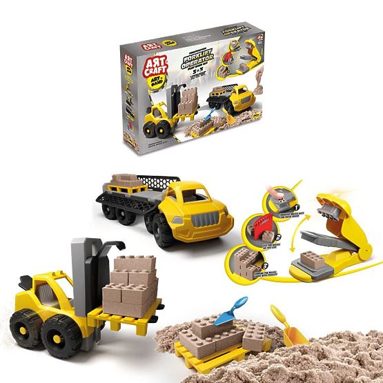 ART CRAFT Kinetischer Sand Set - Erschaffen, Bauen, Zerlegen