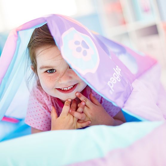 Aufblasbare Kinder Bett 2v1 Paw Patrol - Skye a Everest