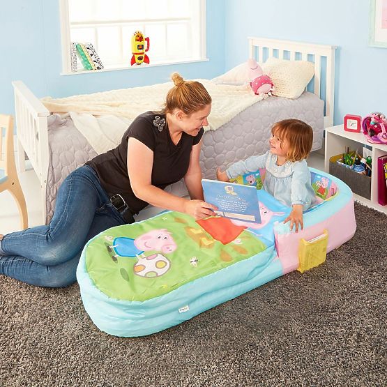 Aufblasbares Kinderbett 2in1 - Peppa Pig