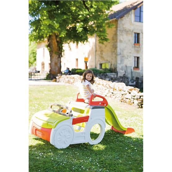 Auto Sandkasten mit Rutsche 150 cm -&&string0&&