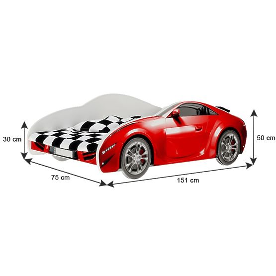 Kinder Autobett S-CAR - grün