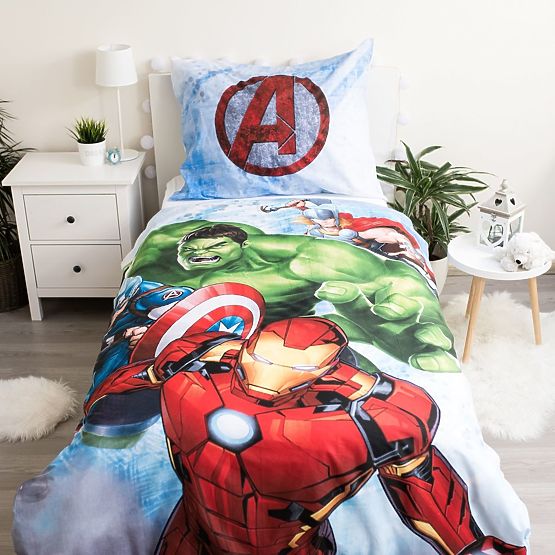 Avengers-Bettwäsche 140 x 200 cm + 70 x 90 cm