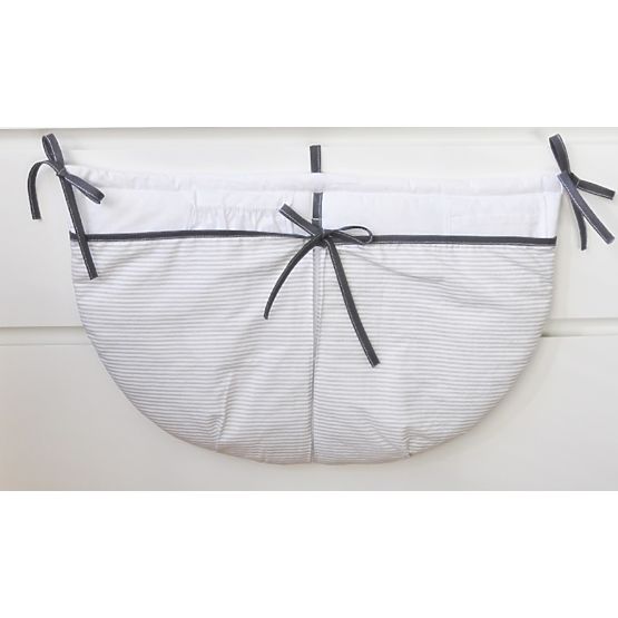 Baby-Bettwäsche Panda - 3-teilig - grau