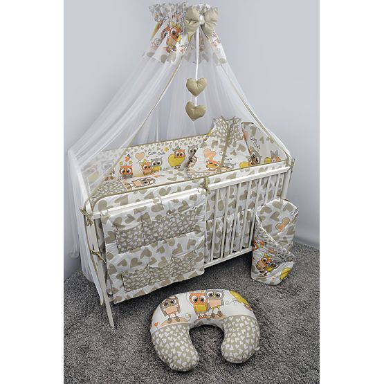 Baby-Bettwäsche-Set 135x100cm EULE