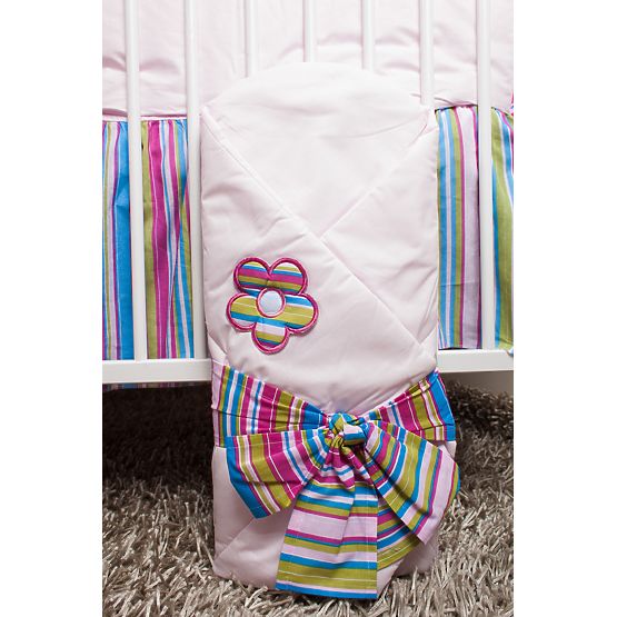 Bettwäscheset 135x100cm Blumen rosa