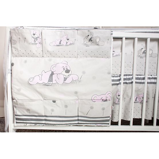 Baby-Bettwäsche-Set 135x100cm TRÄUMER - grau