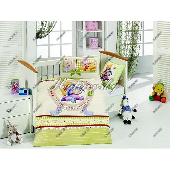 Baby-Bettwäsche WINNIE THE POOH UND ESEL