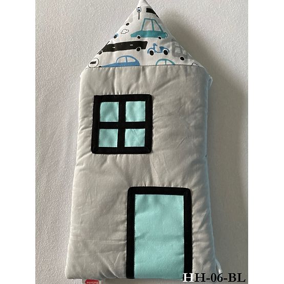 Baby Dream - Modulares Kinderbett mantinel - grau-blau