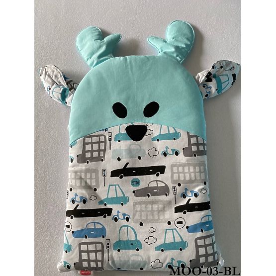 Baby Dream - Modulares Kinderbett mantinel - grau-blau