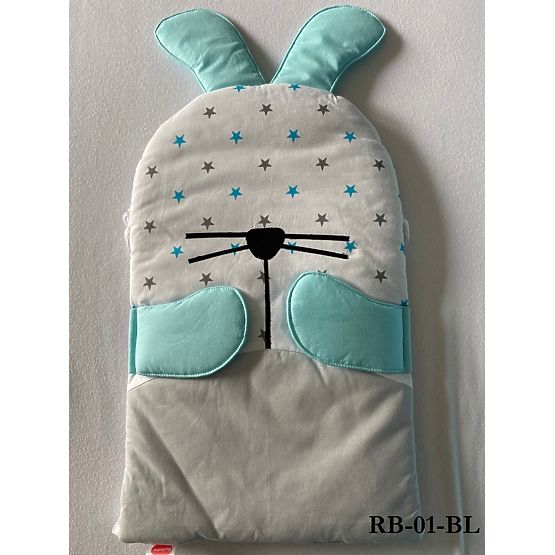 Baby Dream - Modulares Kinderbett mantinel - grau-blau