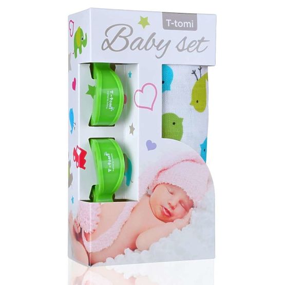 Baby Set - bamboo Badetuch + einen kinderwagen wirbel