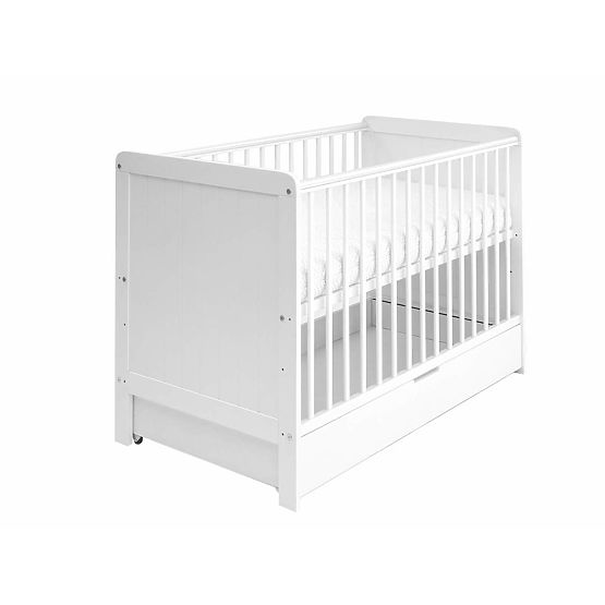 Babybett Baby Magic 120x60 cm - weiß
