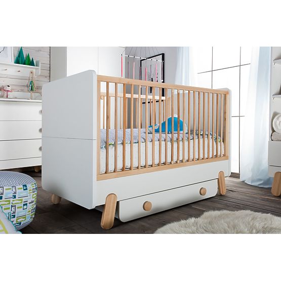 Babybett Gitterbett Ida 2in1 140 x 70 cm