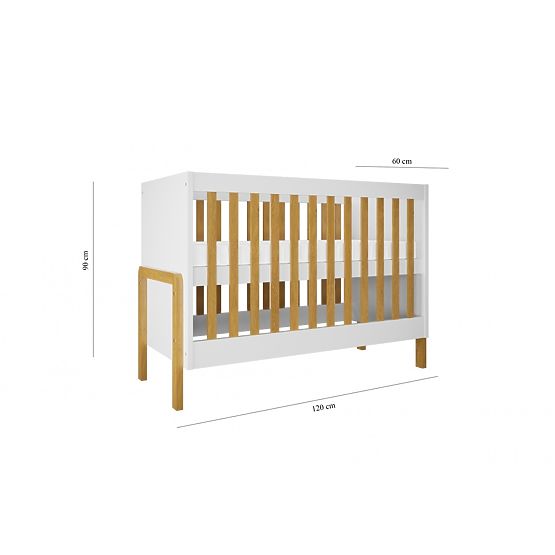 Babybett Gitterbett Viktor 120 x 60 cm