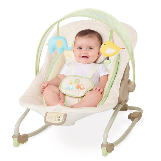 Babywippe Bright Starts Elepaloo mit Vibrationen