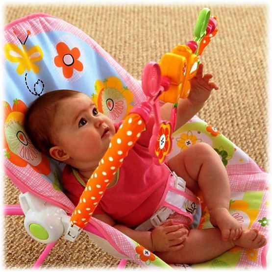 Babywippe Fisher Price 2in1 mit Musikschmetterling
