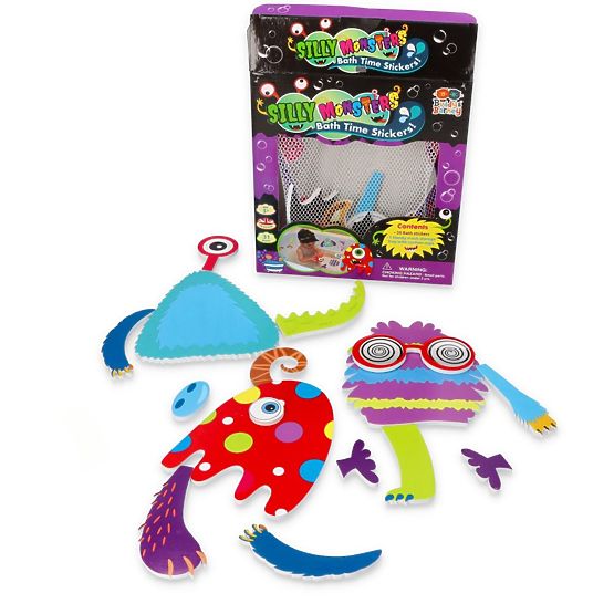 Badeaufkleber Gruselige Monster