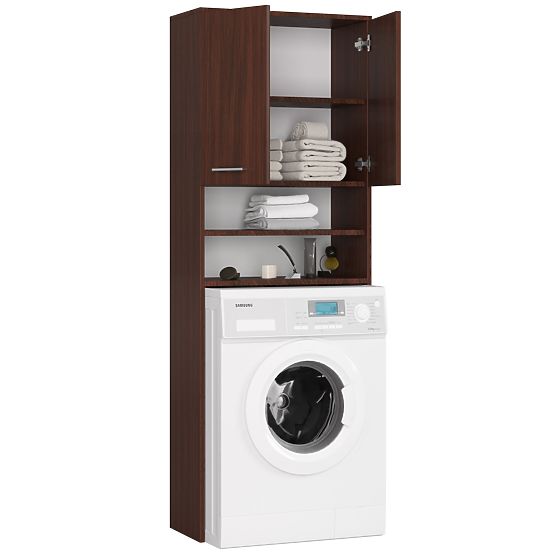 BADEZIMMERSCHRANK FIN ÜBER DER WASCHMASCHINE WENGE