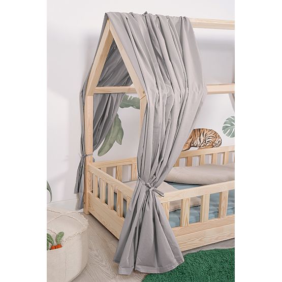 Baldachin für das Hausbett Tea - Grau