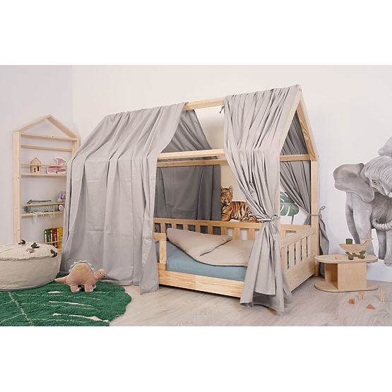 Baldachin für das Hausbett Tea - Grau