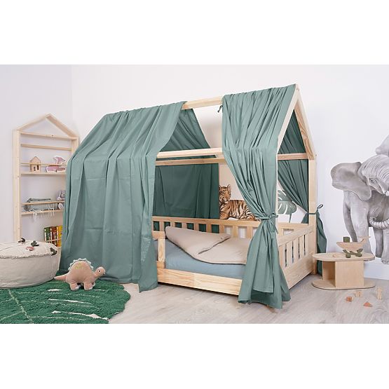 Baldachin für Hausbett Tea - grün