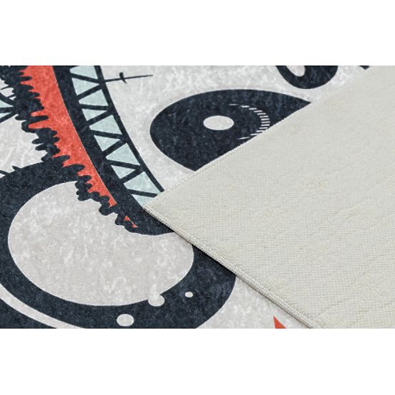 BAMBINO 1129 Waschmatte Panda für Kinder rutschfest - Creme