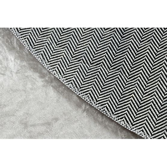 BAMBINO 48130 runder Waschteppich Sterne für Kinder rutschfest - beige / grau