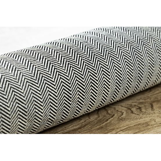 BAMBINO 48130 runder Waschteppich Sterne für Kinder rutschfest - beige / grau