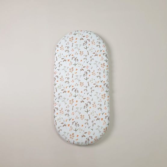 Bambus-Set mit leichter Decke - Blumen