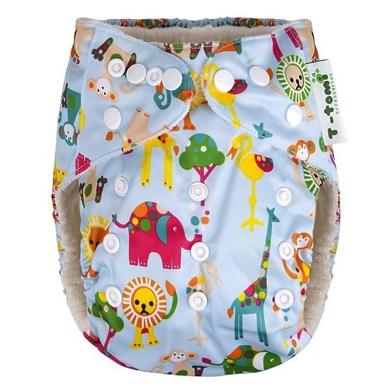 Bambuswindelhose AIO + 2 Bambuswindeln zum Einlegen
