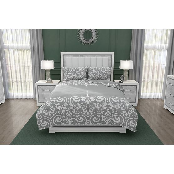Baumwollbettwäsche Glamour-Ornamente 140x200cm + 70x90cm