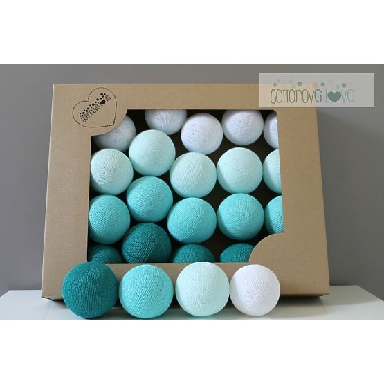 Baumwolle leuchtend LED Kügelchen Cotton Balls - Fresh Love
