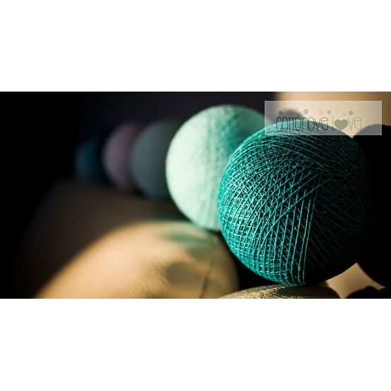 Baumwolle leuchtend LED Kügelchen Cotton Balls - Fresh Love
