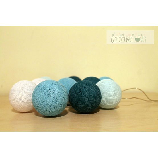 Baumwolle leuchtend LED Kügelchen Cotton Balls - Fresh Love
