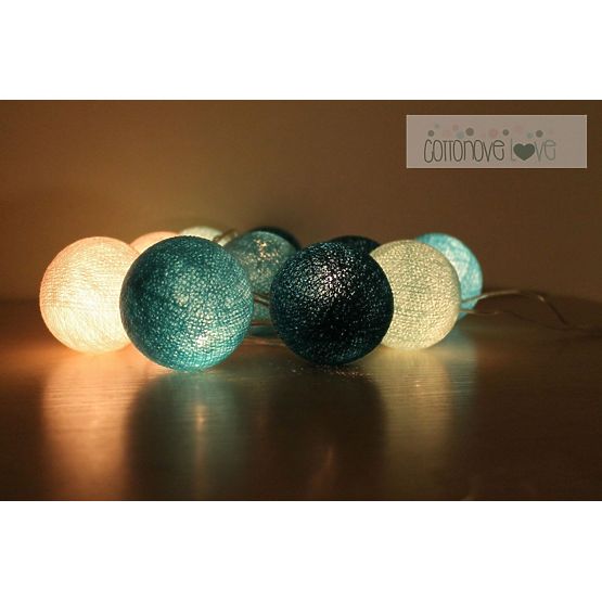 Baumwolle leuchtend LED Kügelchen Cotton Balls - Fresh Love