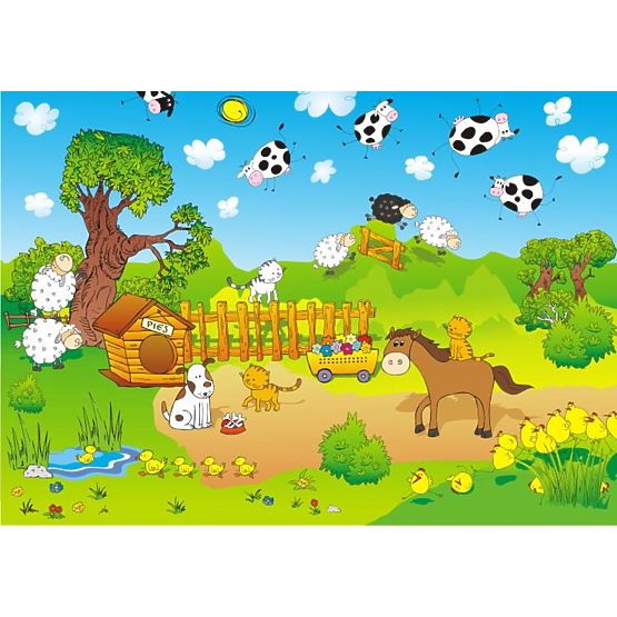 BAZAR Fotowand Farm in dimension 6,12m2