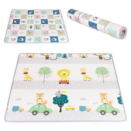 Beidseitige Schaumstoff-Lernrollmatte mit Alphabet ECOTOYS für Kinder