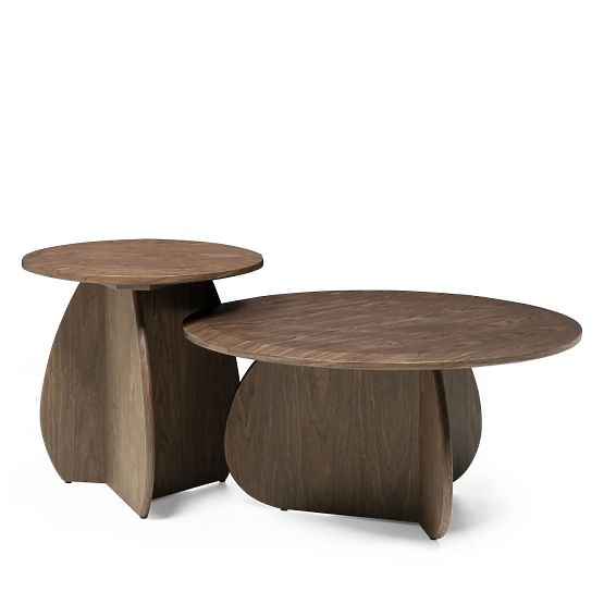 Beistelltisch Noku 50 cm, dunkle Walnuss
