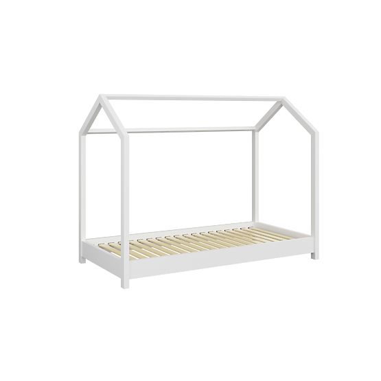 Kinderhausbett Bella - weiß