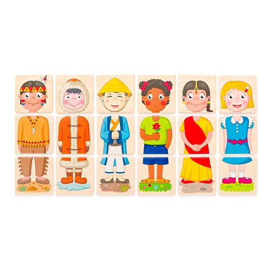 Berufe und Menschen aus aller Welt - ich puzzle und entdecke