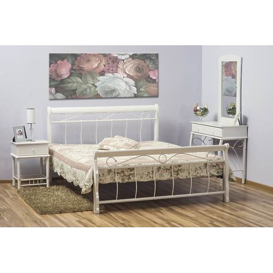 Bett VENECJA white 120x200cm