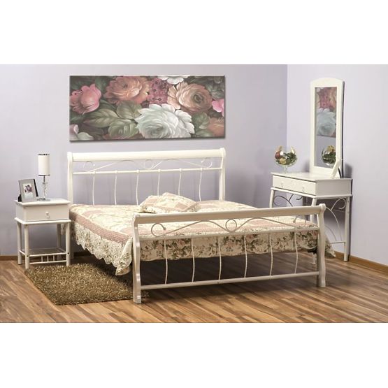 Bett VENECJA white 180x200cm