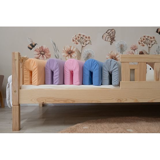 Bettgitter Ourbaby - Jersey - Hellgrau