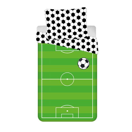 Bettwäsche Fußballfeld 140 x 200 cm + 70 x 90 cm